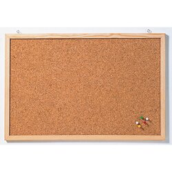 FRANKEN CC-KT60100 E Korktafel 60x100cm Naturrahmen 