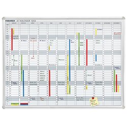 FRANKEN JK1203 Jahresplaner JetKalender 120x90cm 12Monate weiß