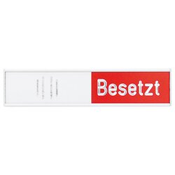 FRANKEN BS0117 Türschild besetzt 102x27,4mm al selbstkl.