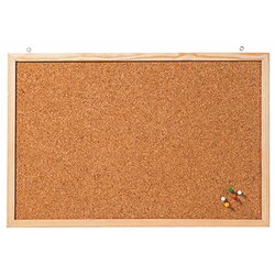 FRANKEN CC-KT6080 E Korktafel 60x80cm Naturrahmen 