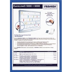 FRANKEN ITSA4M 03 Dokumentenhalter Frame It X-tra Line DIN A4 blau