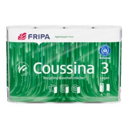 Fripa 3204002 Küchenrolle Coussina 3-lagig weiß 4 St./Pack.