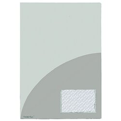 FolderSys 10009-04 Broschürenmappe DIN A4 PP Klarsichttasche tr