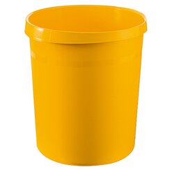 HAN 18190-15 Papierkorb GRIP 18Liter Kunststoff gelb