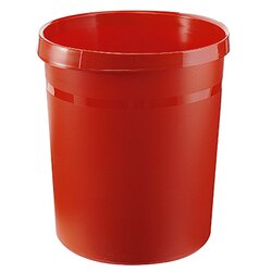 HAN 18190-17 Papierkorb GRIP 18Liter Kunststoff rot