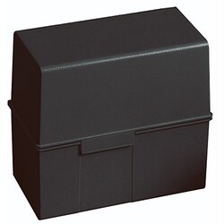 HAN 976-13 Karteikasten DIN A6 quer max. 400Karten PS schwarz