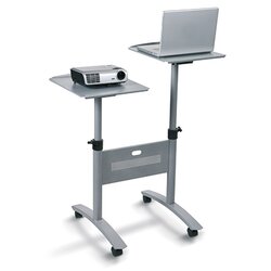 Nobo® 1900791 Projektionswagen 82x81-120x56cm grau/schwarz