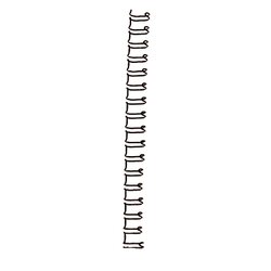 GBC® IB160837 Drahtbinderücken WireBind DIN A4 si 100 St./Pack.