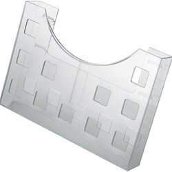 helit H6102602 Prospekthalter DIN A5/A6 1Fach PS glasklar