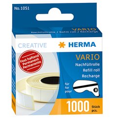 HERMA 1051 Nachfüllrolle 13x12mm weiß 1000St