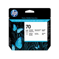 HP C9407A Druckkopf 70 fotoschwarz/hellgrau
