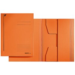 Leitz 39240045 Jurismappe DIN A4 3Klappen Karton orange