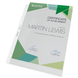 Leitz Prospekthülle Premium DIN A4
