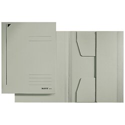 Leitz 39240085 Jurismappe DIN A4 3Klappen Karton grau