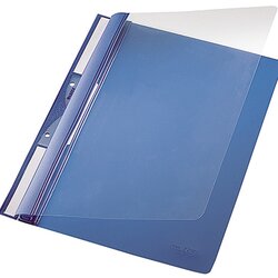 Leitz 41900035 Einhakhefter DIN A4 kfm. Heftung PVC blau