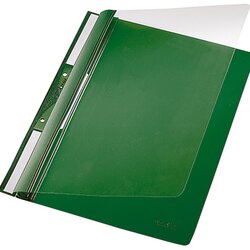 Leitz 41900055 Einhakhefter DIN A4 kfm. Heftung PVC grün