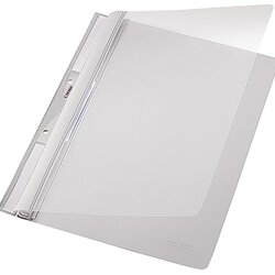 Leitz 41900085 Einhakhefter DIN A4 kfm. Heftung PVC grau