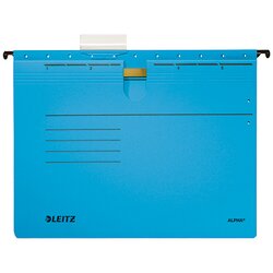 Leitz 19840035 Hängehefter ALPHA A4 kfm. Heftung blau 25 St./Pack.