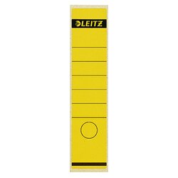 Leitz 16400015 Ordneretikett lang/breit Papier gelb 10 St./Pack.