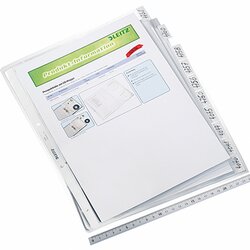 Leitz 47540003 Prospekthülle DIN A4 oben offen 0,13mm PP farblos