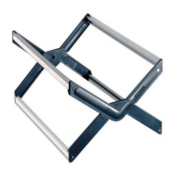 Leitz 19100089 Hängekorb max. 40Mappen PS/Alu dunkelgrau