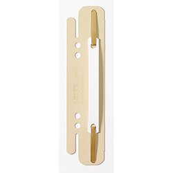 Leitz 61300012 Einsteckheftstreifen Alpha 3,8x15,8cm sand 25 St./Pa