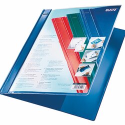 Leitz 41930035 Schnellhefter DIN A4+ Tasche blau