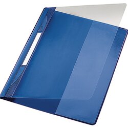 Leitz 41940035 Schnellhefter A4 Falz PVC bl 