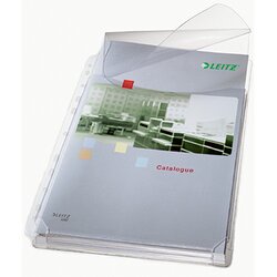 Leitz 47573003 Prospekthülle Maxi DIN A4 0,17mm PVC tr 5 St./Pack.
