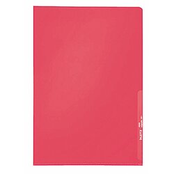 Leitz 40000025 Sichthülle A4 0,13mm PP rot 100 St./Pack.