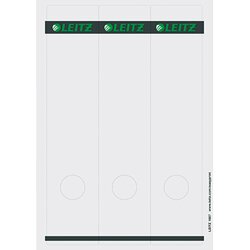 Leitz 16870085 Ordneretikett lang/breit Papier grau 75 St./Pack.