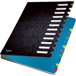 Leitz 59120095 Ordnungsmappe Deskorganizer Color 12Fächer schwarz