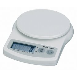 MAUL 1642002 Briefwaage MAULalpha 2kg KunststofF weiß