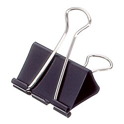 Soennecken 1561 Foldbackklemmer 50x25mm schwarz 12 St./Pack.
