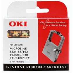 OKI 09002303 Farbband 3Mio.Zeichen Nylon schwarz