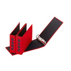 PAGNA 40801-03 Bankordner Basic Colours 25x14x5cm Pappe rot