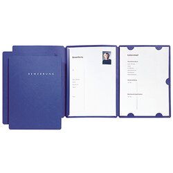 PAGNA 22002-02 Bewerbungsmmappe Select Basic DIN A4 Karton blau