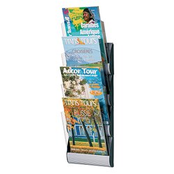 Paperflow 4064X4.35 Wandprospekthalter INTEGRAL DIN A4 PS alu