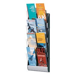 Paperflow 4065x4.35 Wandprospekthalter INTEGRAL DIN A5 PS alu