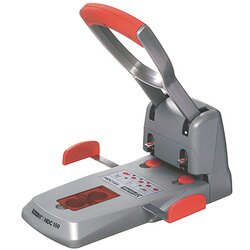 Rapid 23000600 Registraturlocher HDC150 Guss silber/orange