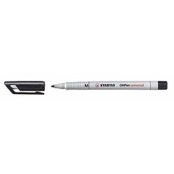 STABILO® 853/46 Folienschreiber OHPen M 1mm non perm. sw