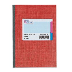 König & Ebhardt 8615272 Kladde DIN A5 kariert 96Blatt rot