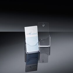 SIGEL LH113 Prospekthalter für DIN lang 1Fach Acryl glasklar