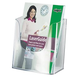 SIGEL LH116 Wandprospekthalter für DIN A5 1Fach Acryl glasklar