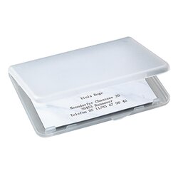 SIGEL VA140 Visitenkartenetui 89x57mm Kunststoff transparent