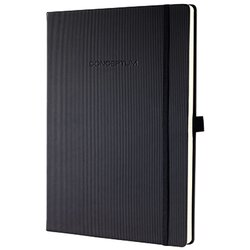 SIGEL CO110 Notizbuch Conceptum ca. DIN A4 blanko 97Blatt schwarz