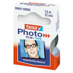 tesa® 56661-00002 Klebefilm 12mmx7,5m beidseitig klebend PVC