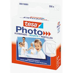 tesa® 56617-00001 Klebepad Photo 12x13mm weiß 250 St./Pack