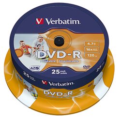 Verbatim DVD-R bedruckbar Spindel