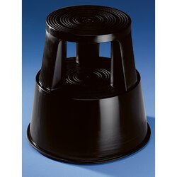 Soennecken 3619 Rollhocker mit 3 Gleitrollen Kunststoff schwarz